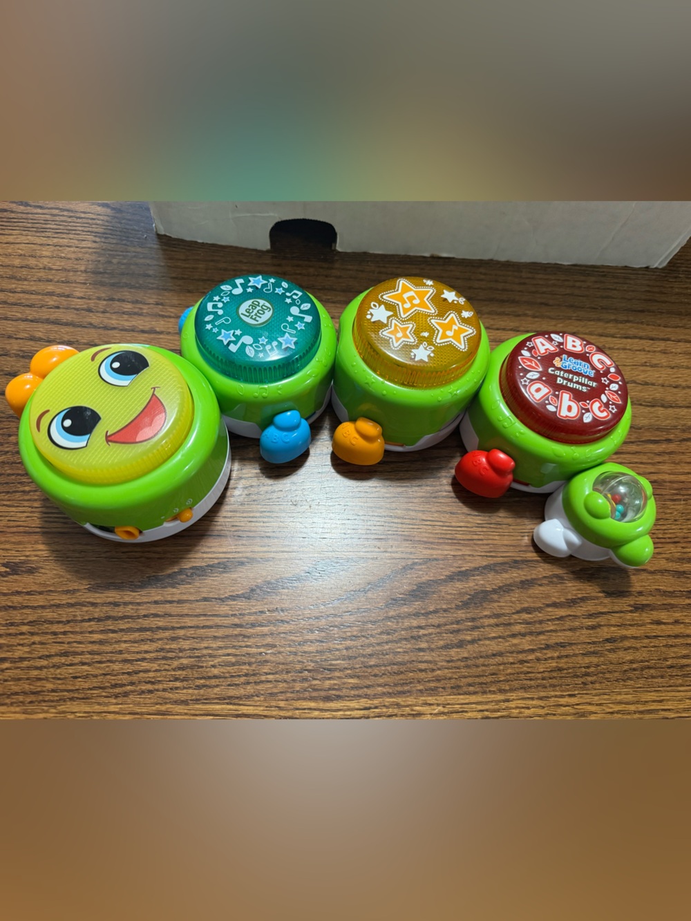 Leapfrog Bright Green Musical Stacking Drum Toy